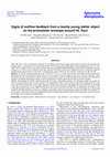 Research paper thumbnail of Signs of outflow feedback from a nearby young stellar object on the protostellar envelope around HL Tauri