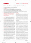 Research paper thumbnail of Interventions for the prevention and treatment of postpartum psychosis: a systematic review