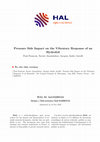 Research paper thumbnail of Pressure Side Impact on the Vibratory Response of an Hydrofoil