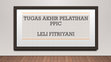 Research paper thumbnail of TUGAS AKHIR PELATIHAN PPIC