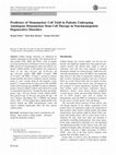 Research paper thumbnail of Predictors of Mononuclear Cell Yield in Patients Undergoing Autologous Mononuclear Stem Cell Therapy in Non-haemopoietic Degenerative Disorders