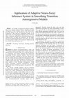 Research paper thumbnail of Application of Adaptive Neuro-Fuzzy Inference System in Smoothing Transition Autoregressive Models