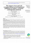 Research paper thumbnail of The Impact of Air and Rail Transportation on Environmental Pollution in Turkey: A Fourier Cointegration Analysis