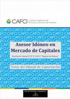 Research paper thumbnail of Asesor Idóneo en Mercado de Capitales CAFCI