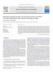 Research paper thumbnail of Attachment, breakup strategies, and associated outcomes: The effects of security enhancement on the selection of breakup strategies