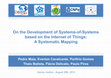 Research paper thumbnail of On the Development of Systems-of-Systems based on the Internet of Things