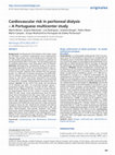 Research paper thumbnail of Cardiovascular risk in peritoneal dialysis - a Portuguese multicenter study