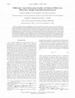 Research paper thumbnail of NMR Spin−Spin Relaxation Studies of Silicate-Filled Low Molecular Weight Poly(dimethylsiloxane)s