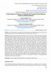 Research paper thumbnail of From Protests to Progress: Unlocking the Potential of the Nigerian Youth for Political Reform