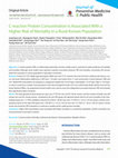 Research paper thumbnail of C-reactive Protein Concentration Is Associated With a Higher Risk of Mortality in a Rural Korean Population