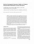 Research paper thumbnail of Electron paramagnetic resonance studies on oxidative polymerization mechanism of furan derivatives