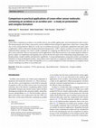 Research paper thumbnail of Comparison in practical applications of crown ether sensor molecules containing an acridone or an acridine unit – a study on protonation and complex formation