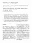 Research paper thumbnail of Use of strontium in the activation of bovine oocytes reconstructed by somatic cell nuclear transfer