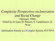 Research paper thumbnail of Complexity Perspectives in Innovation and Social Change