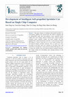 Research paper thumbnail of Development of Intelligent Self-propelled Sprinkler Car Based on Single Chip Computer