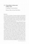 Research paper thumbnail of Citizenship in democratic welfare states