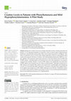 Research paper thumbnail of Creatine Levels in Patients with Phenylketonuria and Mild Hyperphenylalaninemia: A Pilot Study