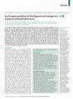 Research paper thumbnail of Key European guidelines for the diagnosis and management of patients with phenylketonuria