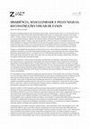 Research paper thumbnail of DISSIDENCIA, MASCULINIDADE E PELES NEGRAS: RECONSTRUCOES VISUAIS DE FANON – Revista Z Cultural