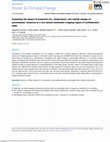 Research paper thumbnail of Evaluating the impact of projected CO2, temperature, and rainfall change on groundwater resources in a rice–wheat dominated cropping region of northwestern India