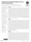 Research paper thumbnail of Maximum Effort Training Performed in Hypoxia Alters the Mood Profile