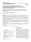 Research paper thumbnail of Treatment of multiple sclerosis relapses with high-dose methylprednisolone reduces the evolution of contrast-enhancing lesions into persistent black holes