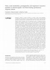 Research paper thumbnail of Nitric Oxide Metabolites, Prostaglandins and Trigeminal Vasoactive Peptides in Internal Jugular Vein Blood During Spontaneous Migraine Attacks