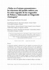 Research paper thumbnail of Todos en el mismo pensamiento": las relaciones del pueblo embera con los sitios sagrados de los resguardos de Polines y Yaberaradó en Chigorodó (Antioquia)