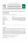 Research paper thumbnail of A note on the spectral characterization of strongly connected bicyclic digraphs