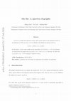 Research paper thumbnail of On the A-spectra of graphs