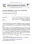 Research paper thumbnail of The Laplacian spectral radius of bicyclic graphs with a given girth