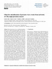 Research paper thumbnail of Objective identification of pressure wave events from networks of 1-Hz, high-precision sensors