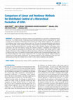 Research paper thumbnail of Comparison of Linear and Nonlinear Methods for Distributed Control of a Hierarchical Formation of UAVs