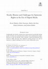 Research paper thumbnail of Nordic Illusion and Challenges for Epistemic Rights in the Era of Digital Media