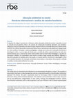 Research paper thumbnail of Educação ambiental na escola: literatura internacional e análise de estudos brasileiros