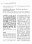 Research paper thumbnail of Genome instability in secondary solid tumors developing after radiotherapy of bilateral retinoblastoma