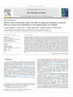 Research paper thumbnail of Effects of the neurotrophic agent T-817MA on oligomeric amyloid-β–induced deficits in long-term potentiation in the hippocampal CA1 subfield