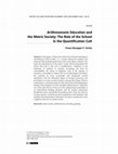 Research paper thumbnail of Arithmomaniac Education and the Metric Society: The Role of the School in the Quantification Cult