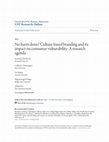 Research paper thumbnail of THOUGHT PIECE No harm done? Culture-based branding and its impact on consumer vulnerability: A research agenda