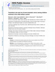 Research paper thumbnail of Transitions into and out of post-traumatic stress among children involved in the child welfare system