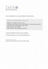 Research paper thumbnail of A floating concept and blurred teacher responsibilities: Local interpretations of health promotion work in Swedish upper secondary schools