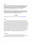 Research paper thumbnail of Sustainability thoughts 144: Linking sustainability line theory and supply and demand theory to point out the nature of sustainability problems and of unsustainability market zones separating sustainability and unsustainability-based markets