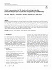 Research paper thumbnail of Circuit implementation of 3D chaotic self-exciting single-disk homopolar dynamo and its application in digital image confidentiality