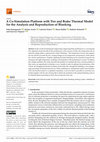 Research paper thumbnail of A Co-Simulation Platform with Tire and Brake Thermal Model for the Analysis and Reproduction of Blanking