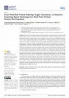 Research paper thumbnail of Four-Wheeled Vehicle Sideslip Angle Estimation: A Machine Learning-Based Technique for Real-Time Virtual Sensor Development