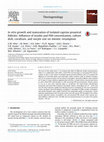 Research paper thumbnail of In vitro growth and maturation of isolated caprine preantral follicles: Influence of insulin and FSH concentration, culture dish, coculture, and oocyte size on meiotic resumption