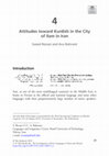 Research paper thumbnail of Attitudes toward Kurdish in the City of Ilam in Iran