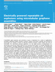 Research paper thumbnail of Electrically powered repeatable air explosions using microtubular graphene assemblies