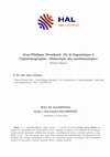 Research paper thumbnail of Jean-Philippe Drouhard. From linguistic to epistemography. Mathematics Education