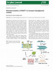 Research paper thumbnail of Directed evolution of DGAT1 to increase triacylglycerol content